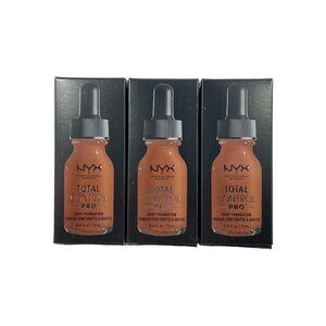 NYX Total‎ Control Drop Foundation Professional Makeup Mocha TCDF19 3PK
